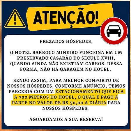 Hotel Barroco Mineiro 欧鲁普雷图 外观 照片