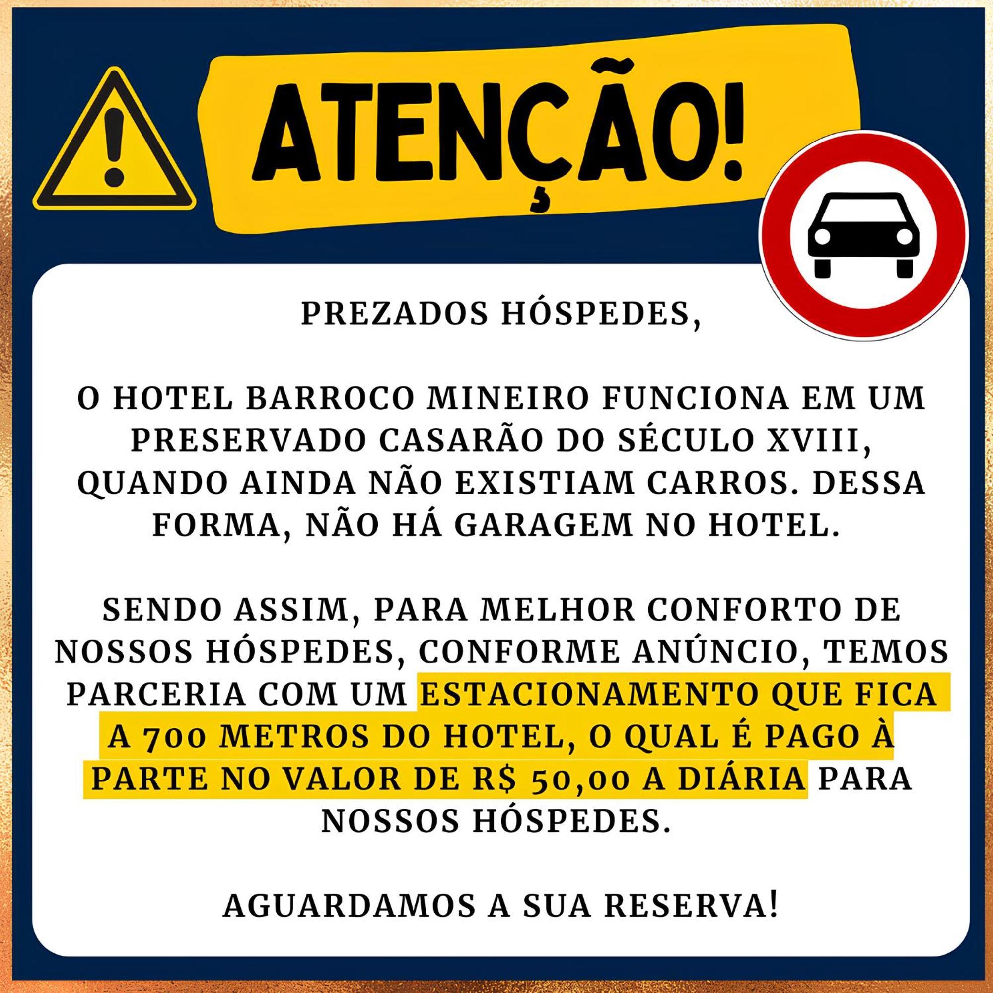 Hotel Barroco Mineiro 欧鲁普雷图 外观 照片